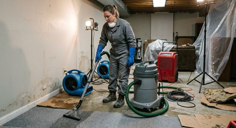Basement Water Mitigation in Santa Rosa, CA