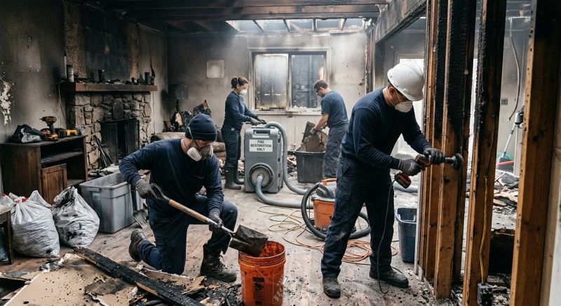Fire Damage Cleanup in Gilbert, AZ