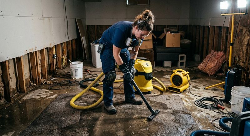 Flooded Basement Cleanup in Wilmington, NC