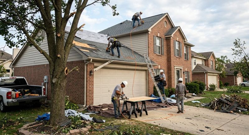 Roof Storm Damage Remediation in Alpharetta, GA